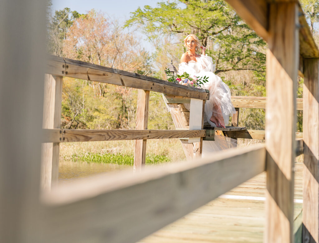 South Carolina waterfront wedding venue with scenic boat landing
