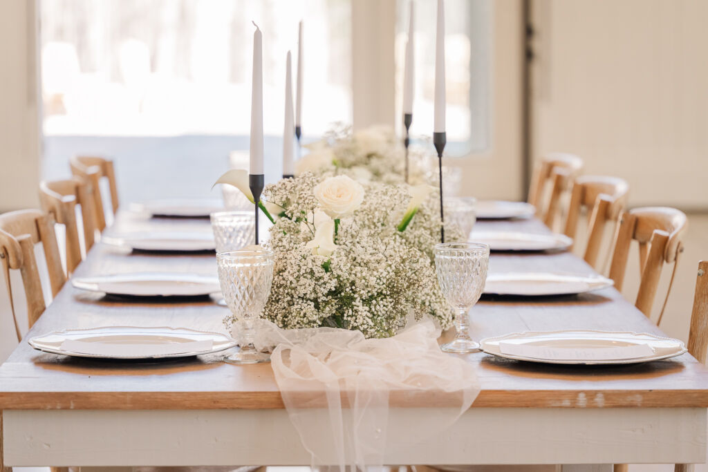 An ethereal spring wedding during the sunset at Carolina Grove by JoLynn Photography