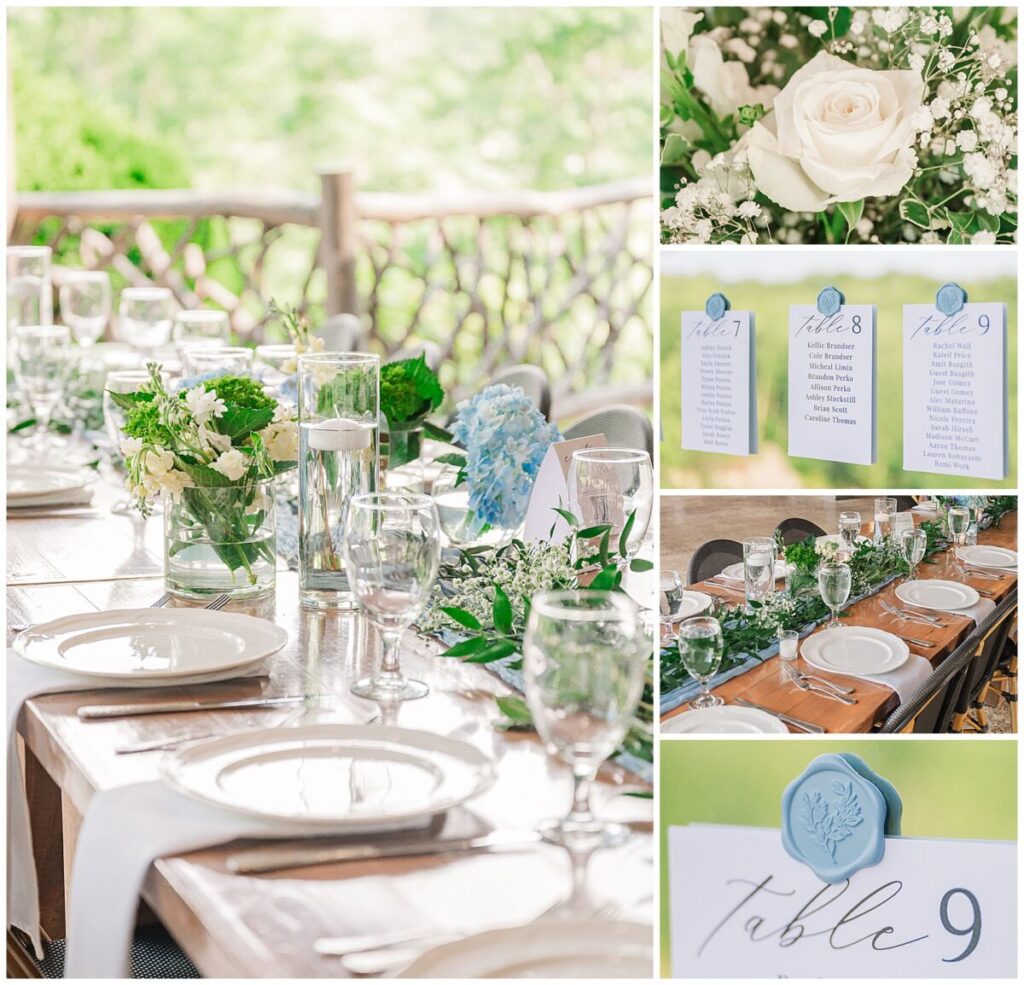 Wedding reception details