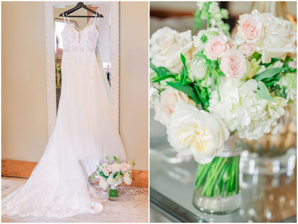 Stunning bridal details at The Pavilion at Carriage Farm by JoLynn Photography