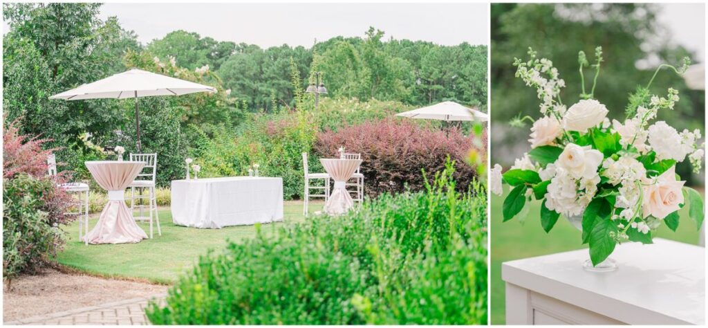 A beautiful wedding reception by JoLynn Photography