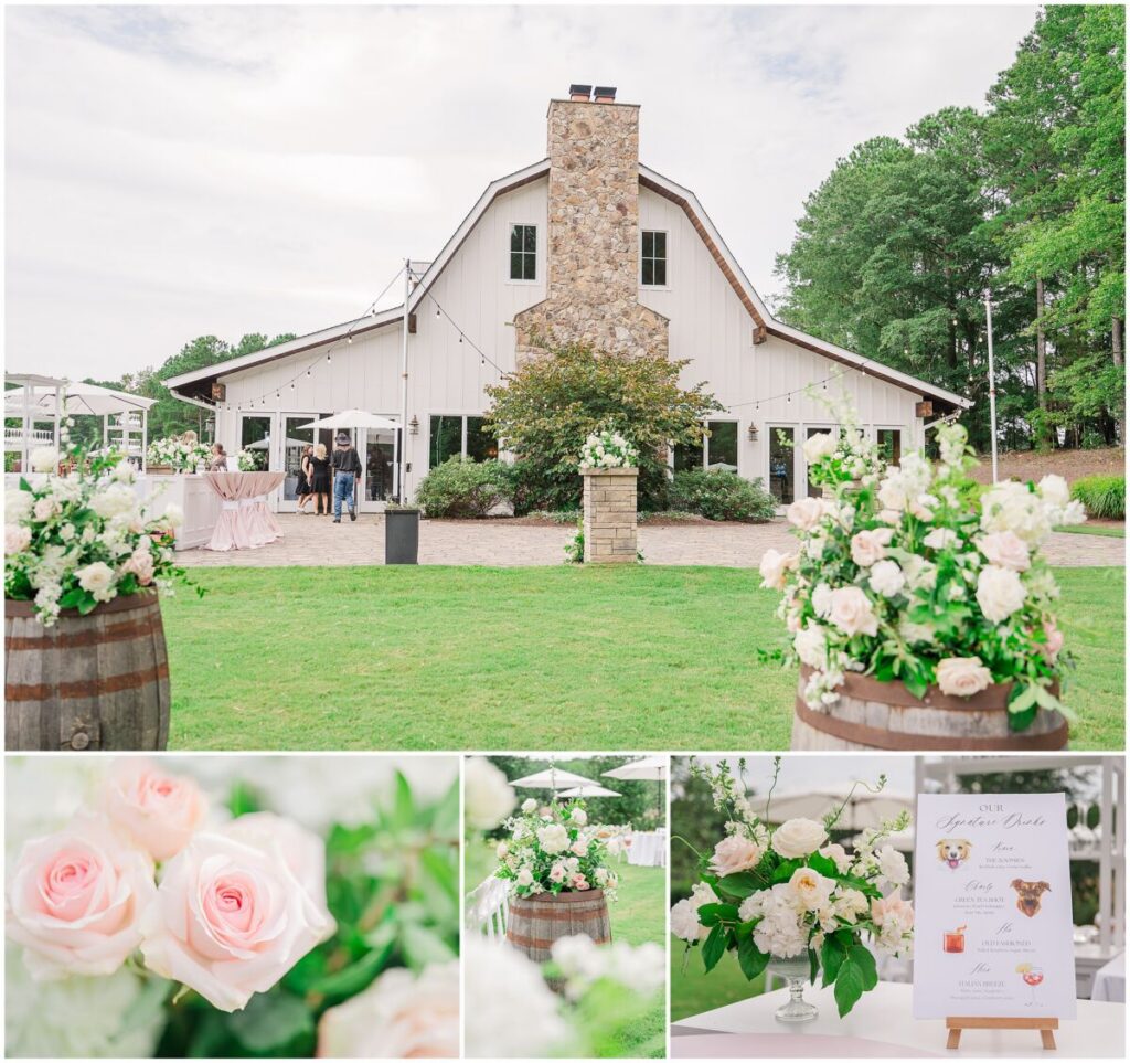 A beautiful wedding reception by JoLynn Photography