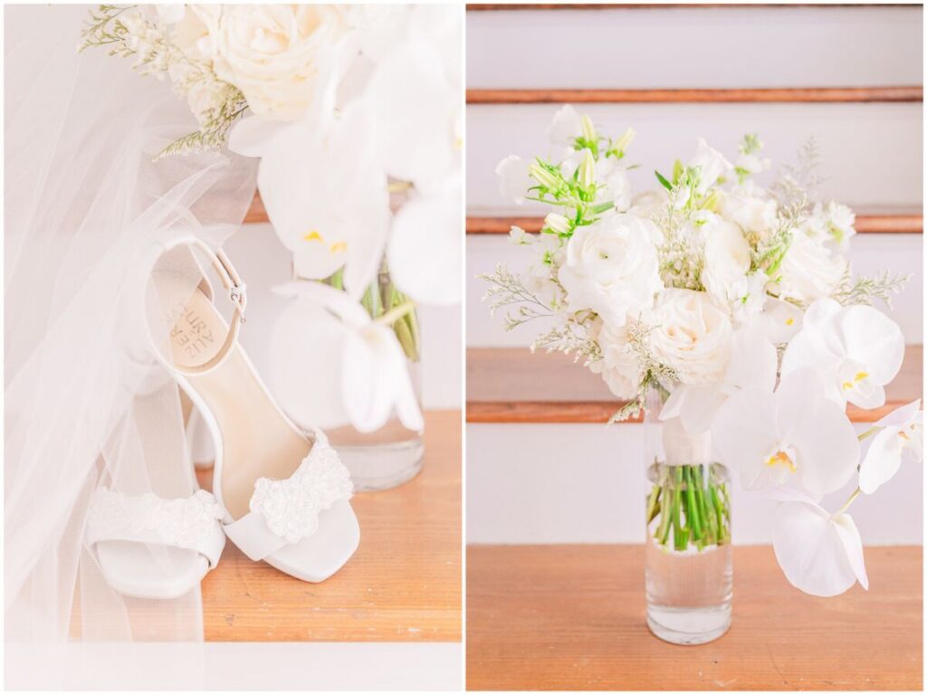 Glowing bridal details at a Brooklyn Arts Center wedding by JoLynn Photography