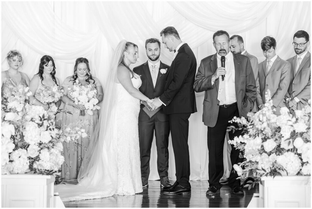 A loving spring wedding ceremony at The Brooklyn Arts Center