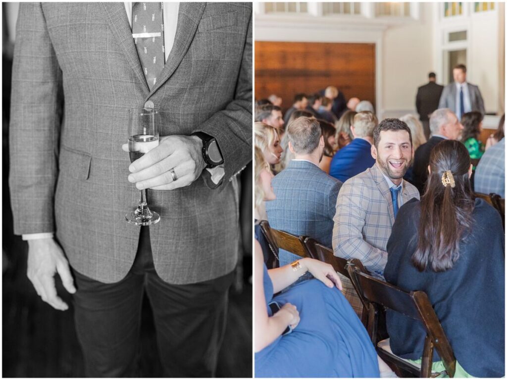 guests at a wedding ceremony