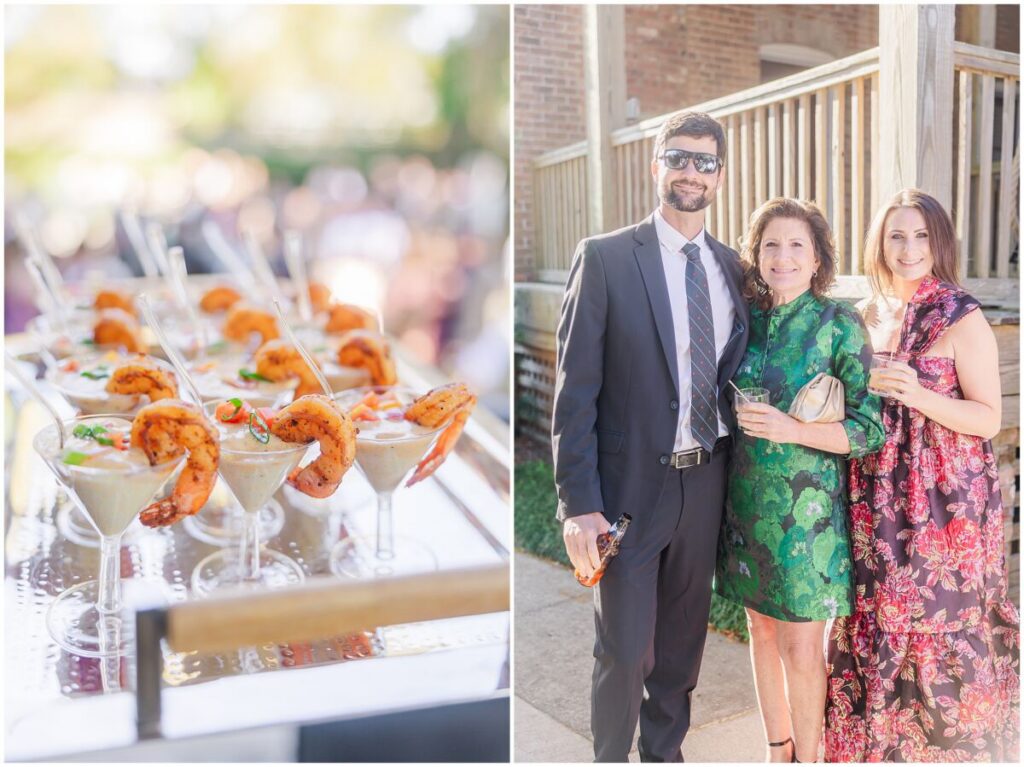 Guests enjoying cocktail hour
