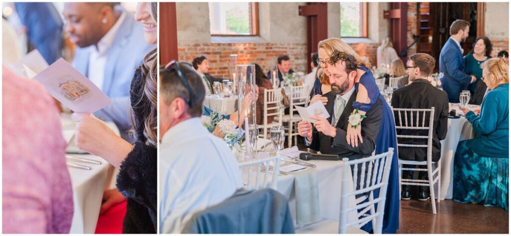 Guests enjoying cocktail hour