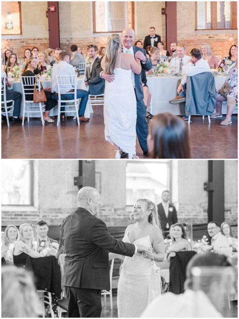 A wedding reception in Wilmington North Carolina