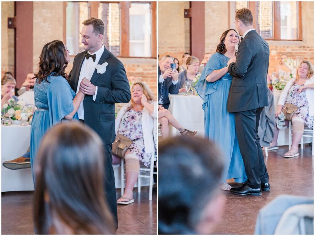 A wedding reception in Wilmington North Carolina