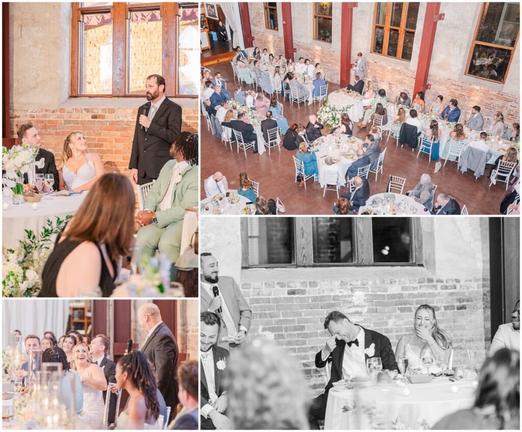 A wedding reception in Wilmington North Carolina