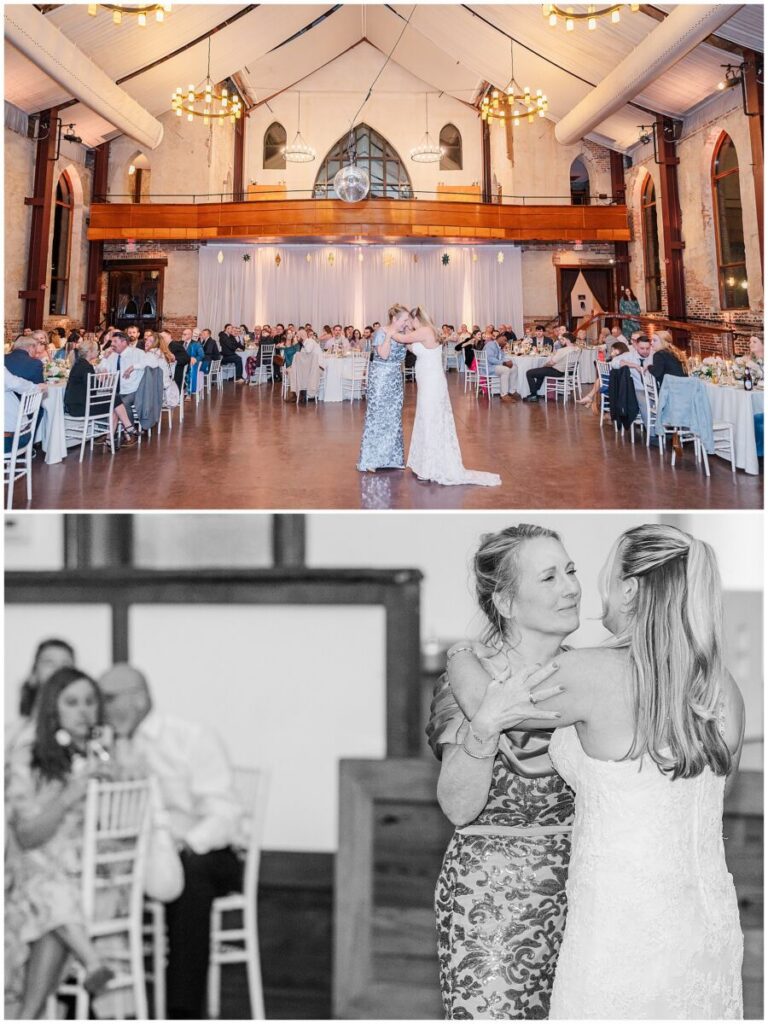 A wedding reception in Wilmington North Carolina