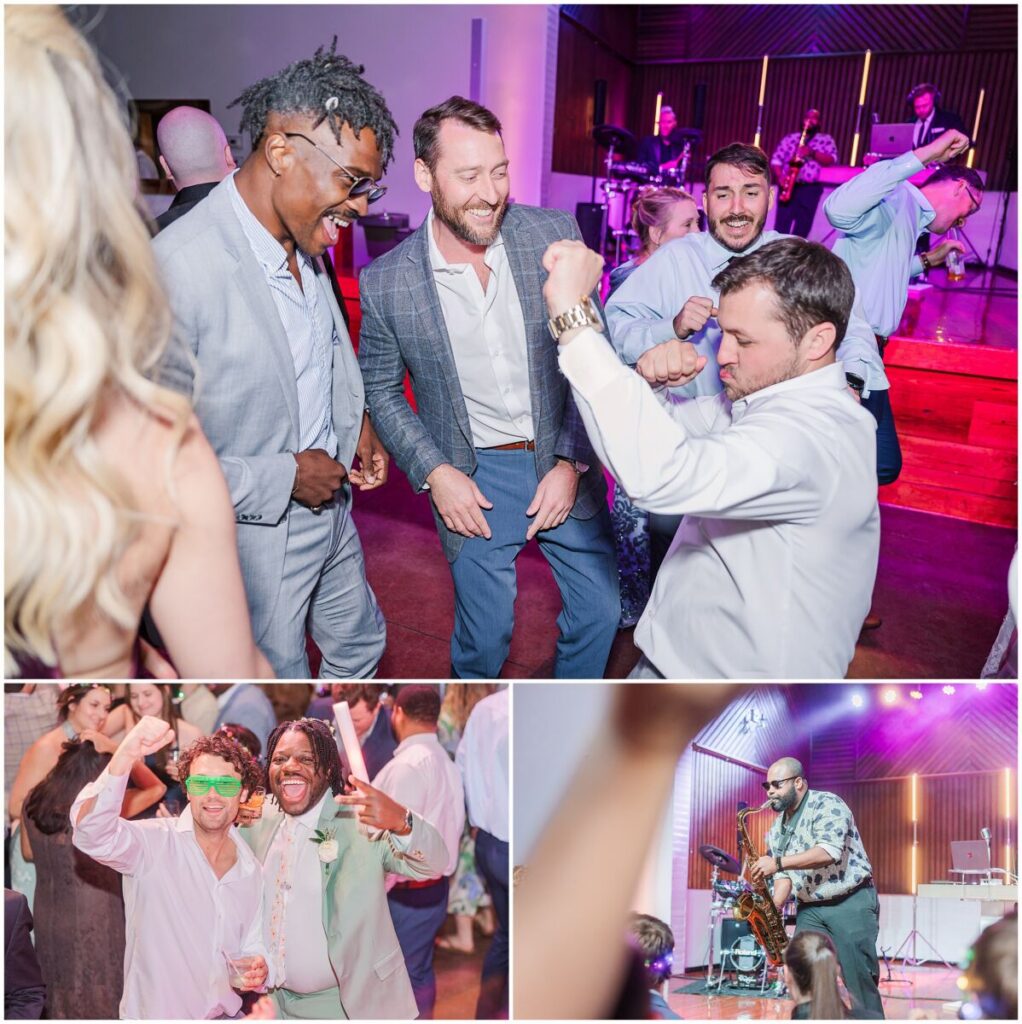 A wedding reception in Wilmington North Carolina