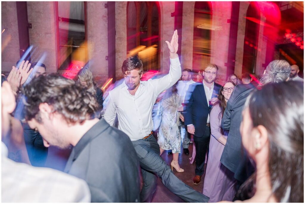 A wedding reception in Wilmington North Carolina