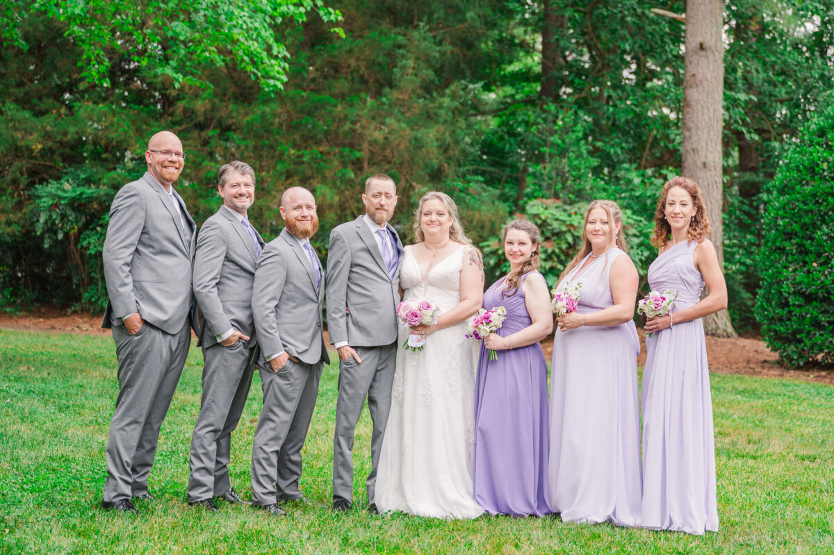 A vivid summer wedding in purple at Terra Blooms Farm