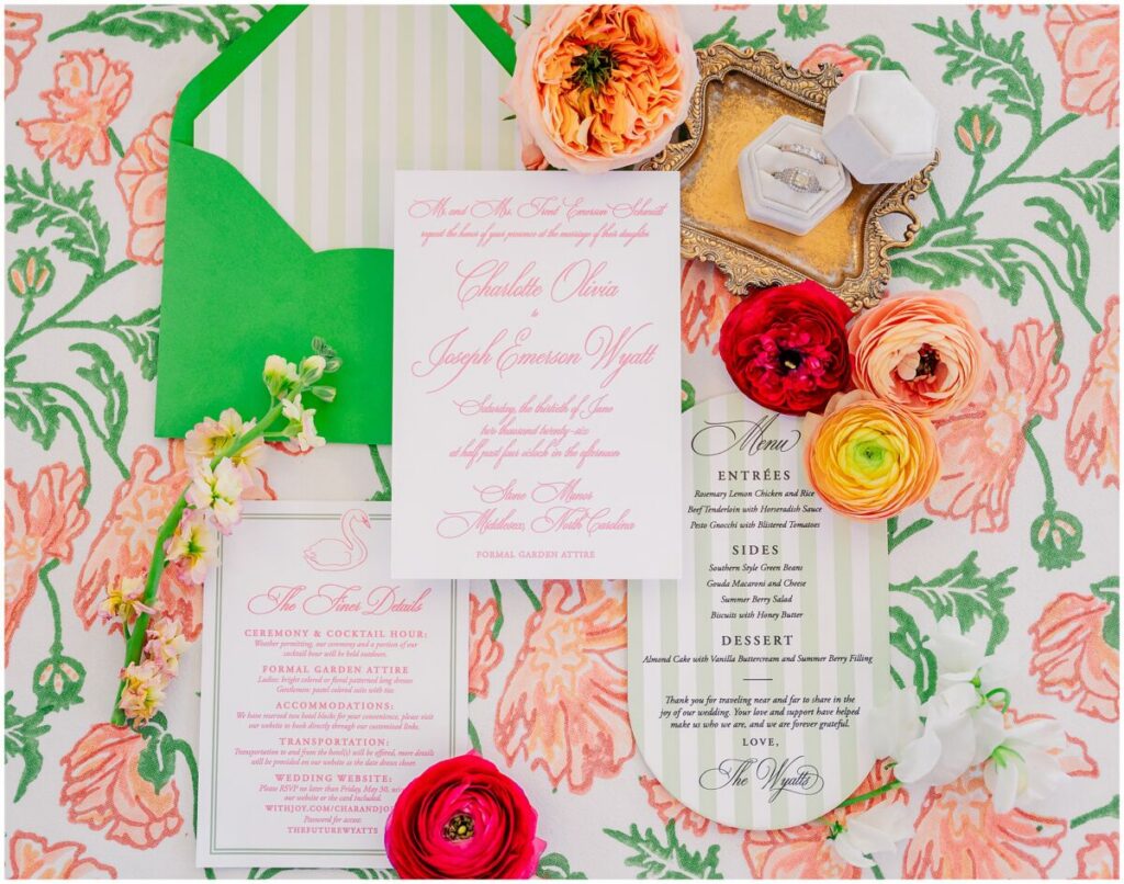 A vibrant tablescape