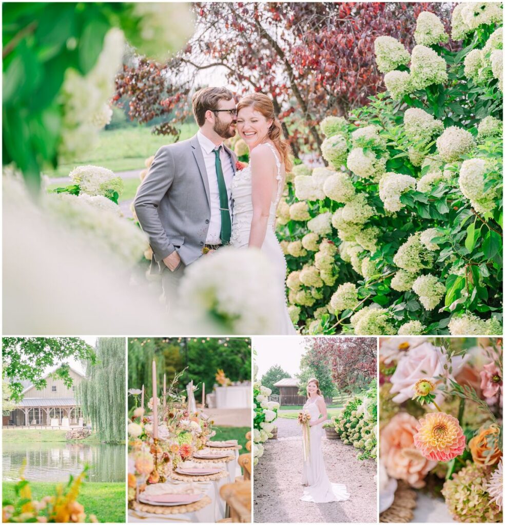 A stunning fall wedding day at Big Spring Farm by JoLynn Photography